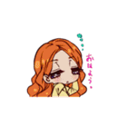 LOVELY女子のこんな日常（個別スタンプ：25）