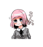 やる気のないぱっつんガールズ（個別スタンプ：8）