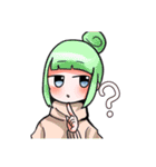 やる気のないぱっつんガールズ（個別スタンプ：11）