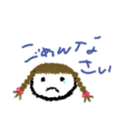 クレヨンでおえかき（個別スタンプ：1）