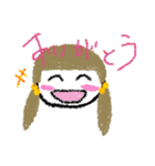 クレヨンでおえかき（個別スタンプ：3）