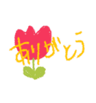 クレヨンでおえかき（個別スタンプ：4）