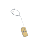 不気味なネズミ（個別スタンプ：17）