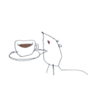 不気味なネズミ（個別スタンプ：24）