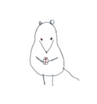 不気味なネズミ（個別スタンプ：40）