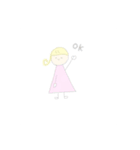 ゆるゆるふわふわガール（個別スタンプ：10）