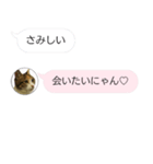 ねこも一緒にLINEしてくれるスタンプ恋愛編（個別スタンプ：28）