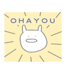 感情のないうさぎ2（個別スタンプ：3）