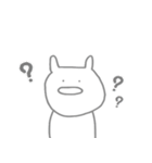 感情のないうさぎ2（個別スタンプ：7）