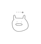 感情のないうさぎ2（個別スタンプ：9）