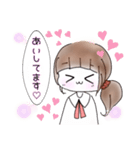 ＊ 恋する乙女ちゃん。＊（個別スタンプ：4）