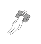 寂しいうさぎ.（個別スタンプ：2）