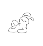 寂しいうさぎ.（個別スタンプ：3）