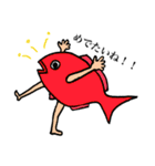 人間になれなかった魚たち。（個別スタンプ：14）