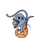 人間になれなかった魚たち。（個別スタンプ：16）