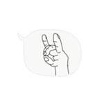 下手な字スタンプ！（個別スタンプ：13）