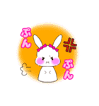 ピンクほっぺのうさぎ【もちたん】（個別スタンプ：7）