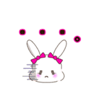 ピンクほっぺのうさぎ【もちたん】（個別スタンプ：14）