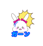ピンクほっぺのうさぎ【もちたん】（個別スタンプ：19）