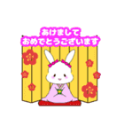 ピンクほっぺのうさぎ【もちたん】（個別スタンプ：22）