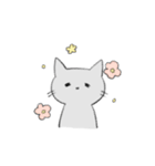 はいいろねこさん（個別スタンプ：2）
