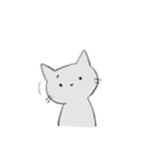 はいいろねこさん（個別スタンプ：12）