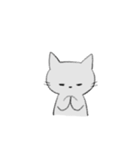 はいいろねこさん（個別スタンプ：16）