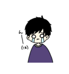 ゆるーい男の子スタンプ（個別スタンプ：12）