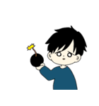 ゆるーい男の子スタンプ（個別スタンプ：25）