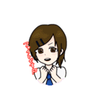 使いやすい！可愛い女の子♡スタンプ（個別スタンプ：7）