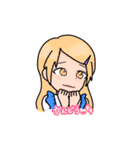 使いやすい！可愛い女の子♡スタンプ（個別スタンプ：9）