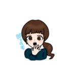 使いやすい！可愛い女の子♡スタンプ（個別スタンプ：10）