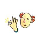 ヒツジっぽいヒト（個別スタンプ：3）