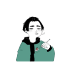すぐにふざける男の子（個別スタンプ：6）