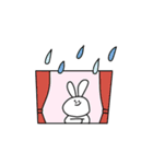 インドア系うさぎ（個別スタンプ：9）