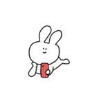 インドア系うさぎ（個別スタンプ：21）