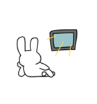 インドア系うさぎ（個別スタンプ：23）