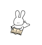 インドア系うさぎ（個別スタンプ：24）