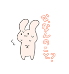 ただのうさぎのスタンプ2（個別スタンプ：6）