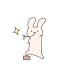 ただのうさぎのスタンプ2（個別スタンプ：20）