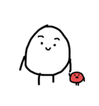 おにぎりと時々梅干し（個別スタンプ：3）