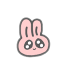 表情豊かだけど無言なうさぎ（個別スタンプ：8）