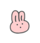 表情豊かだけど無言なうさぎ（個別スタンプ：9）