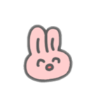 表情豊かだけど無言なうさぎ（個別スタンプ：13）