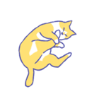 ころがるねこ（個別スタンプ：5）