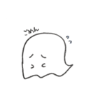 しろいおばけのきもち（個別スタンプ：19）