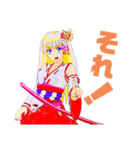 頑張る巫女お姉さんと愉快なお友達 3（個別スタンプ：13）