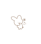 うさぎのめっぴー（個別スタンプ：3）