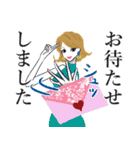 モデル風女子 日常用語（個別スタンプ：19）