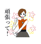 モデル風女子 日常用語（個別スタンプ：40）